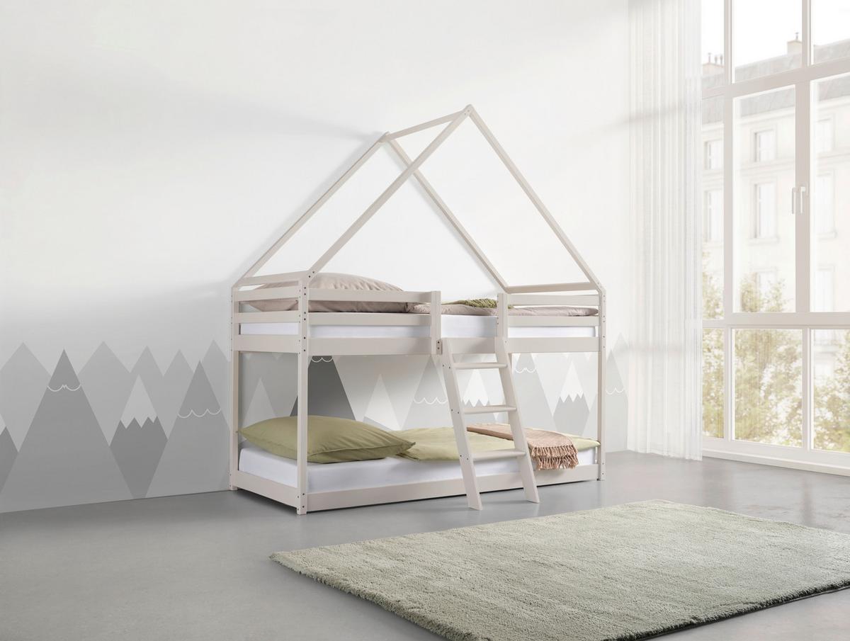 Etagenbett Sweet Kaschmir ca. 90x200cm - Kaschmir/Birkefarben, LIFESTYLE, Holz/Holzwerkstoff (97/224/208cm) - Mömax