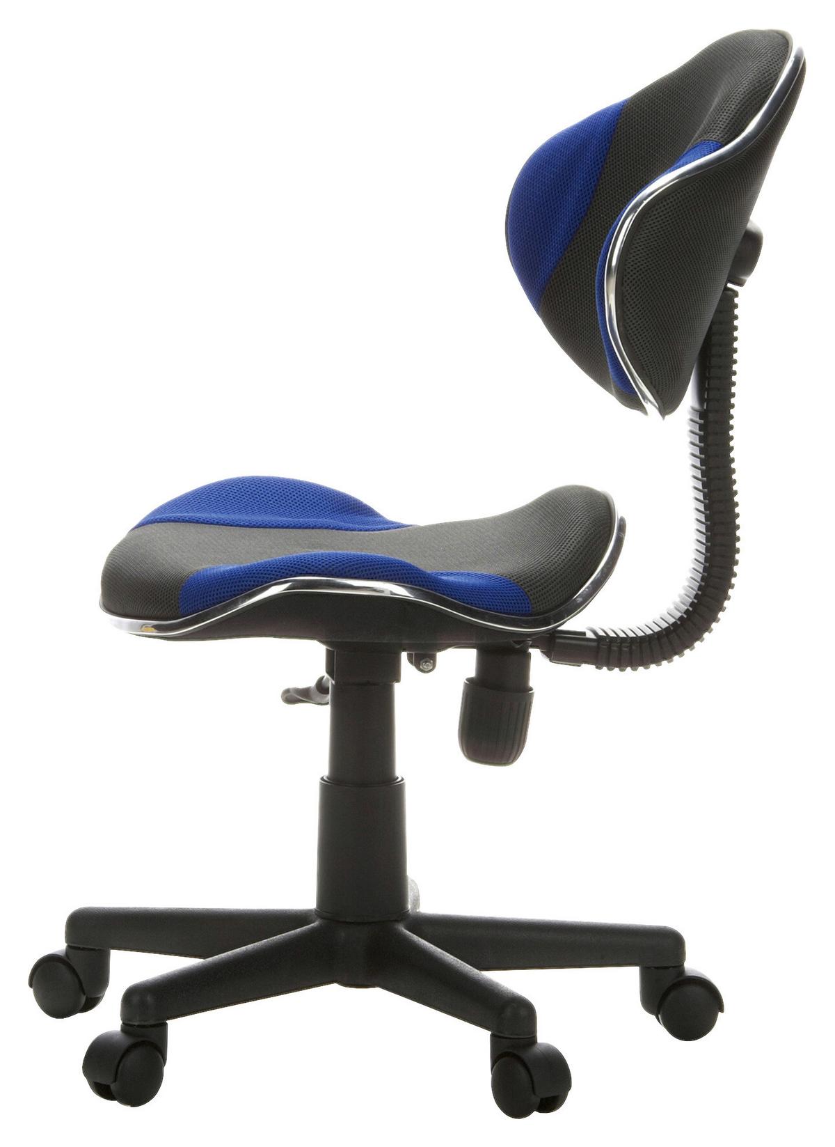 Mladinski Vrtljivi Stol Kiddy Gti 2, Siva, Modra - modra/siva, Basics, umetna masa (45/86-101/42cm) - MID.YOU