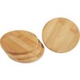 Untersetzerset Gabriel in Braun aus Holz - Hellbraun, Holz (11/3.8cm)