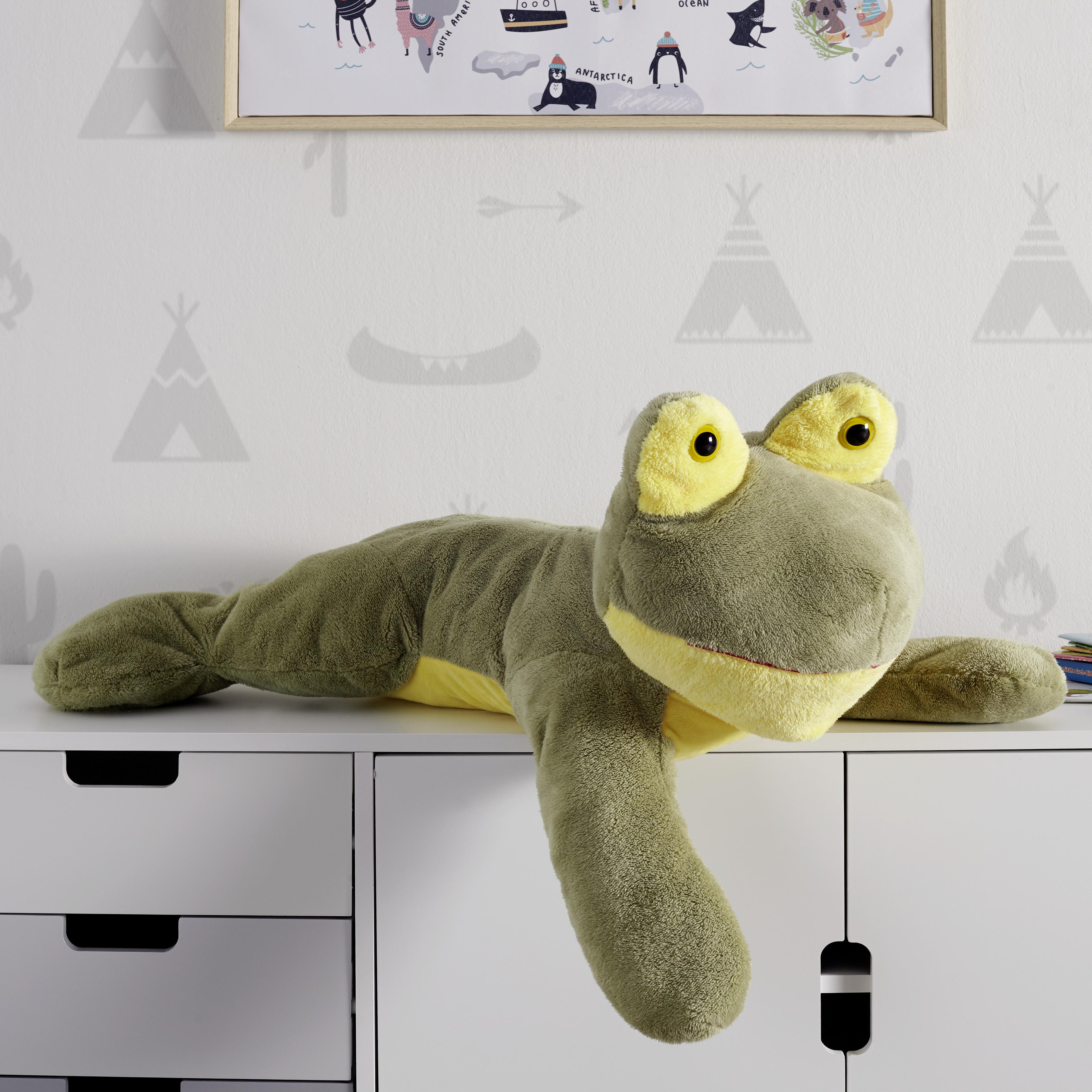 Plüschtier Froggy in Grün ca. 65cm - Grün, MODERN, Textil (65/34/26cm) - Bessagi Kids