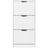 SZAFKA UCHYLNA NA BUTY SCHUHSCHRANK - biały, Design, materiał drewnopochodny (55/117/23,5cm) - MID.YOU
