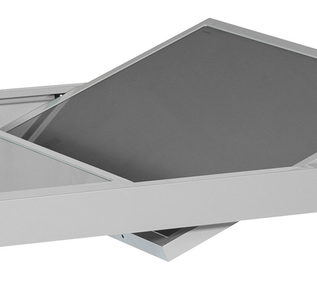 Raztegljiva Vrtna Miza Ambia, Steklo, Aluminij, 180-240x100 - srebrne barve, Konvencionalno, kovina/steklo (180/240/100/75cm) - Gardenson