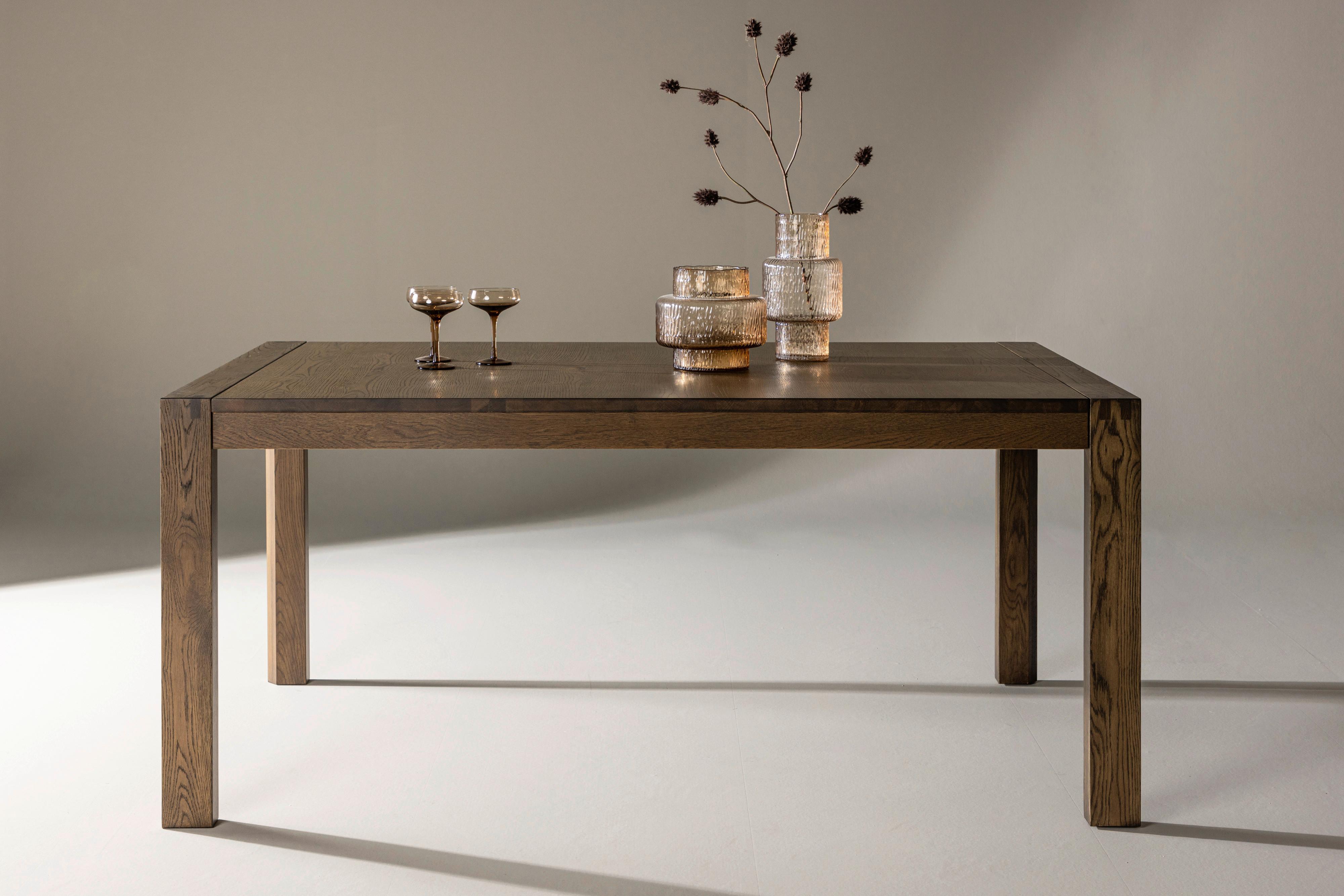 ESSTISCH SLIDER - Eichefarben, Design, Holz (170/95/75cm) - Livetastic