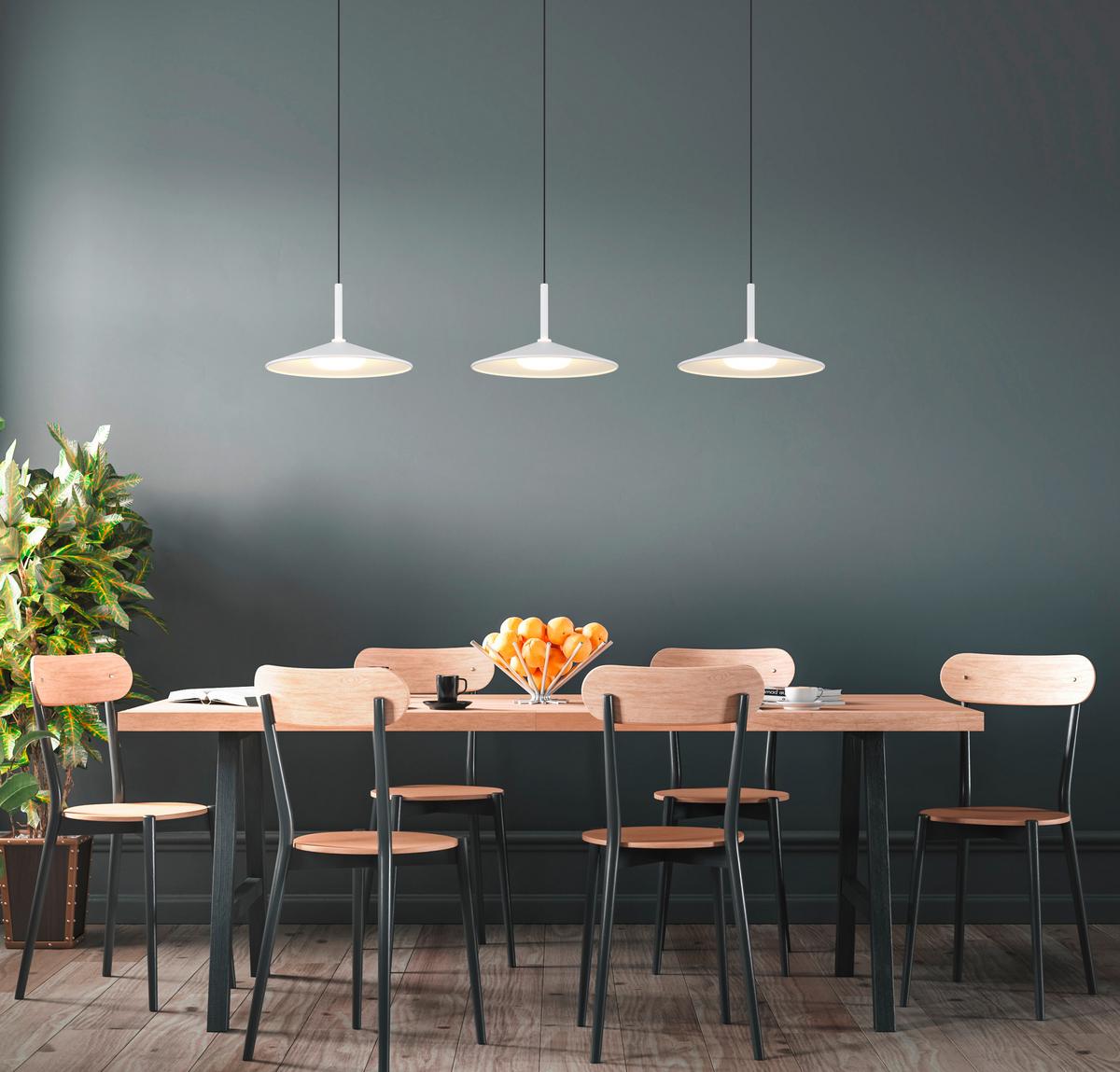 Viseča Led-svetilka 15635w-3 Lampone - Design (95/25/150cm) - Globo