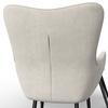 FAUTEUIL RELAX AURORA - noir/crème, MODERN, métal/textile (68,5/99/90cm) - Bessagi Home
