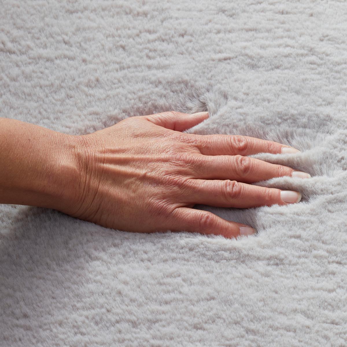 Szőtt Szőnyeg Fuzzy 1 - szürke, Modern, textil (80/150cm) - Mömax