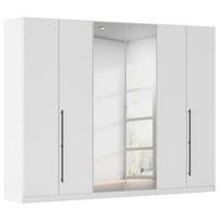 Kleiderschrank Safari Weiß - Weiß/Grau, KONVENTIONELL, Holzwerkstoff/Metall (271/229/54cm) - Based