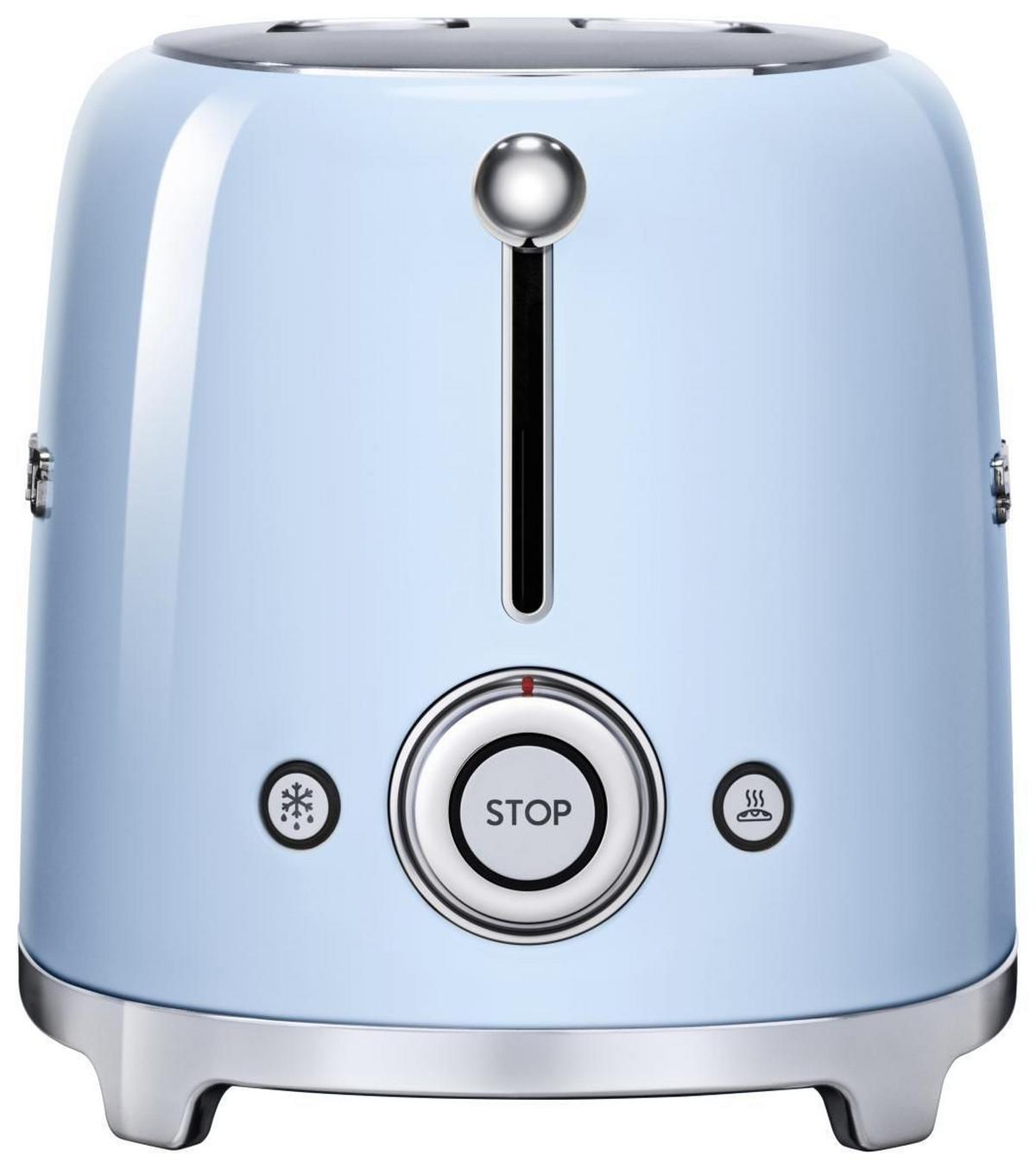 TOSTER TSF01PBEU - jasnoniebieski, Basics, metal (31/19,8/19,5cm) - SMEG