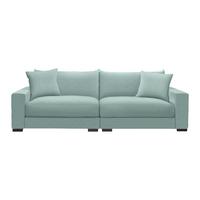 Megasofa Pedro Salbeigrün - Salbeigrün, MODERN, Holz/Holzwerkstoff (261/83/124cm) - Mömax