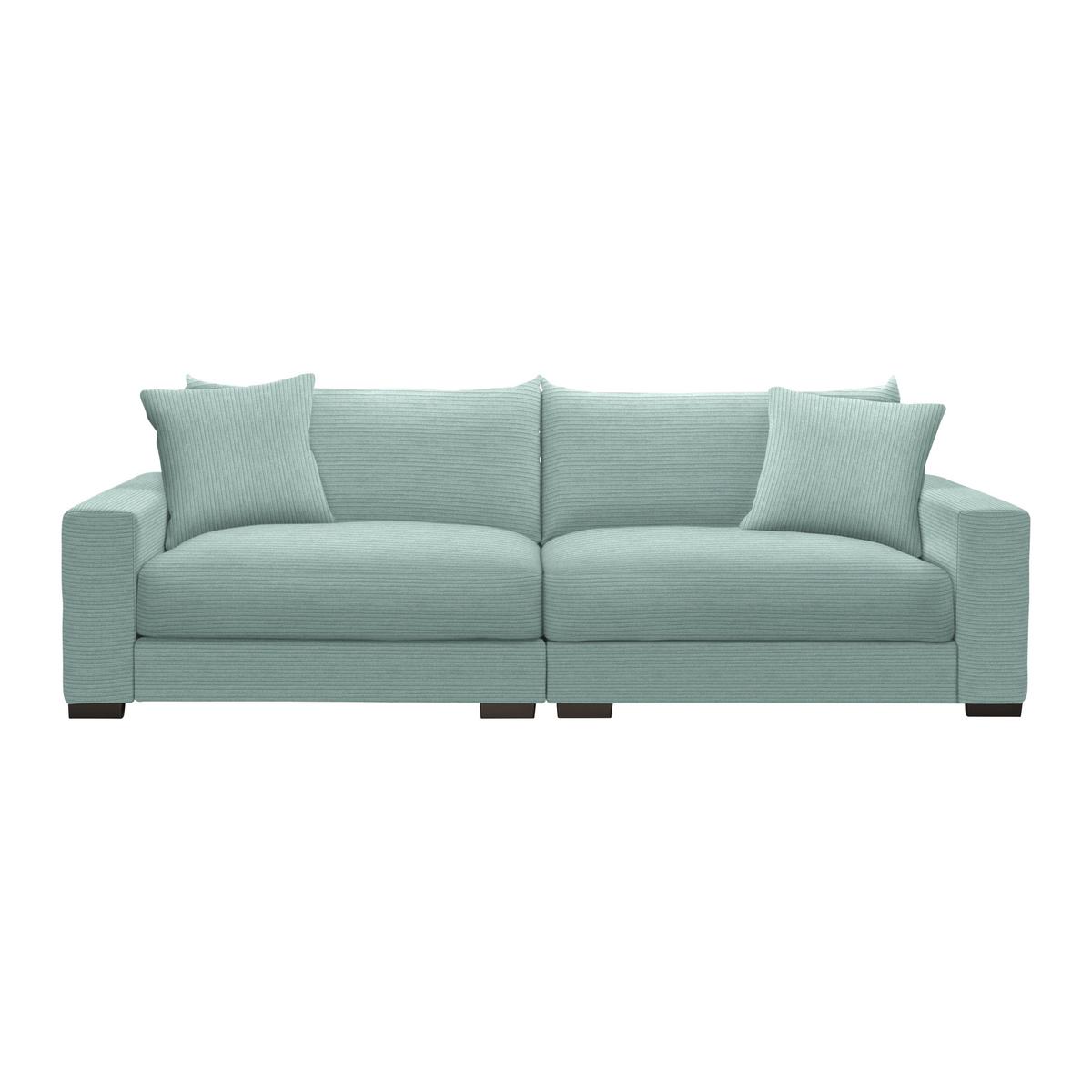 Megasofa Pedro Salbeigrün - Salbeigrün, MODERN, Holz/Holzwerkstoff (261/83/124cm) - Mömax