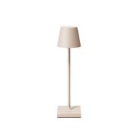LAMPA STOŁOWA Z AKUMULATOREM 4543401 NUINDIE POCKET - beżowy, Basics, metal (5,6/5,6/21cm) - Sigor