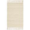 Preproga Iz Krp Julia 1 - krem barve, Romantika, tekstil (60/90cm) - Modern Living
