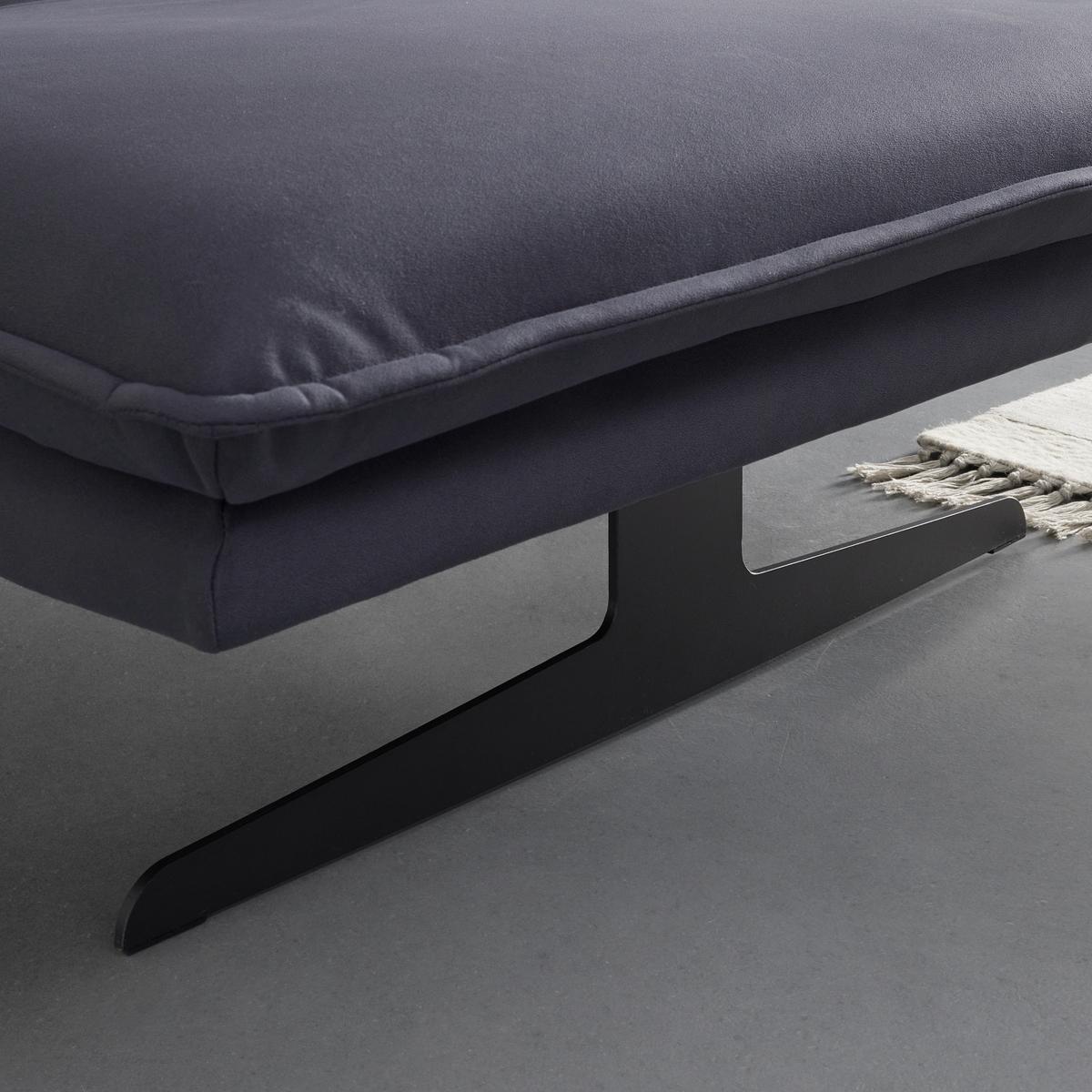 Kutna Garnitura Larissa - siva/crna, Moderno, tekstil/metal (290/82/160cm) - Bessagi Home