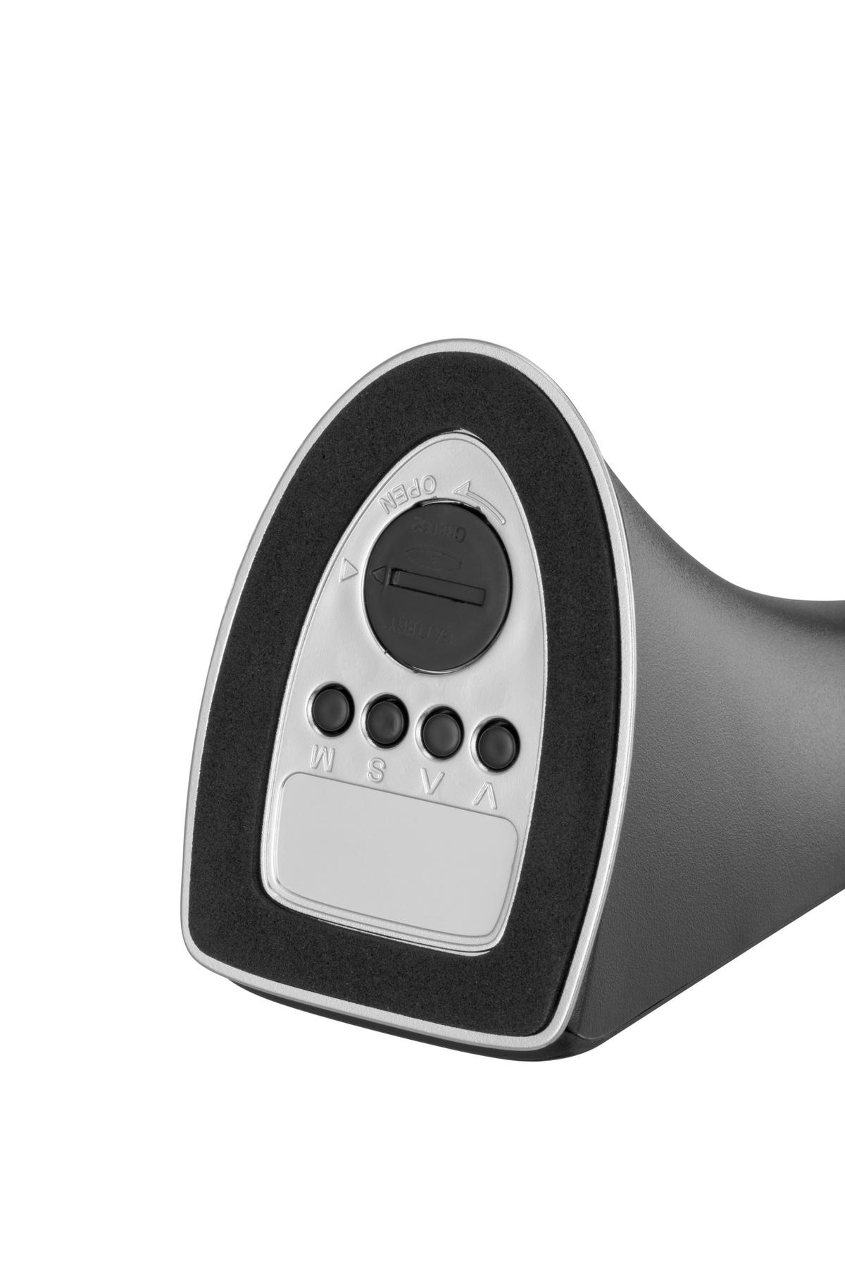 LED Íróasztali Lámpa Freddy - fekete, Modern, műanyag/fém (9/9/30cm) - Mömax