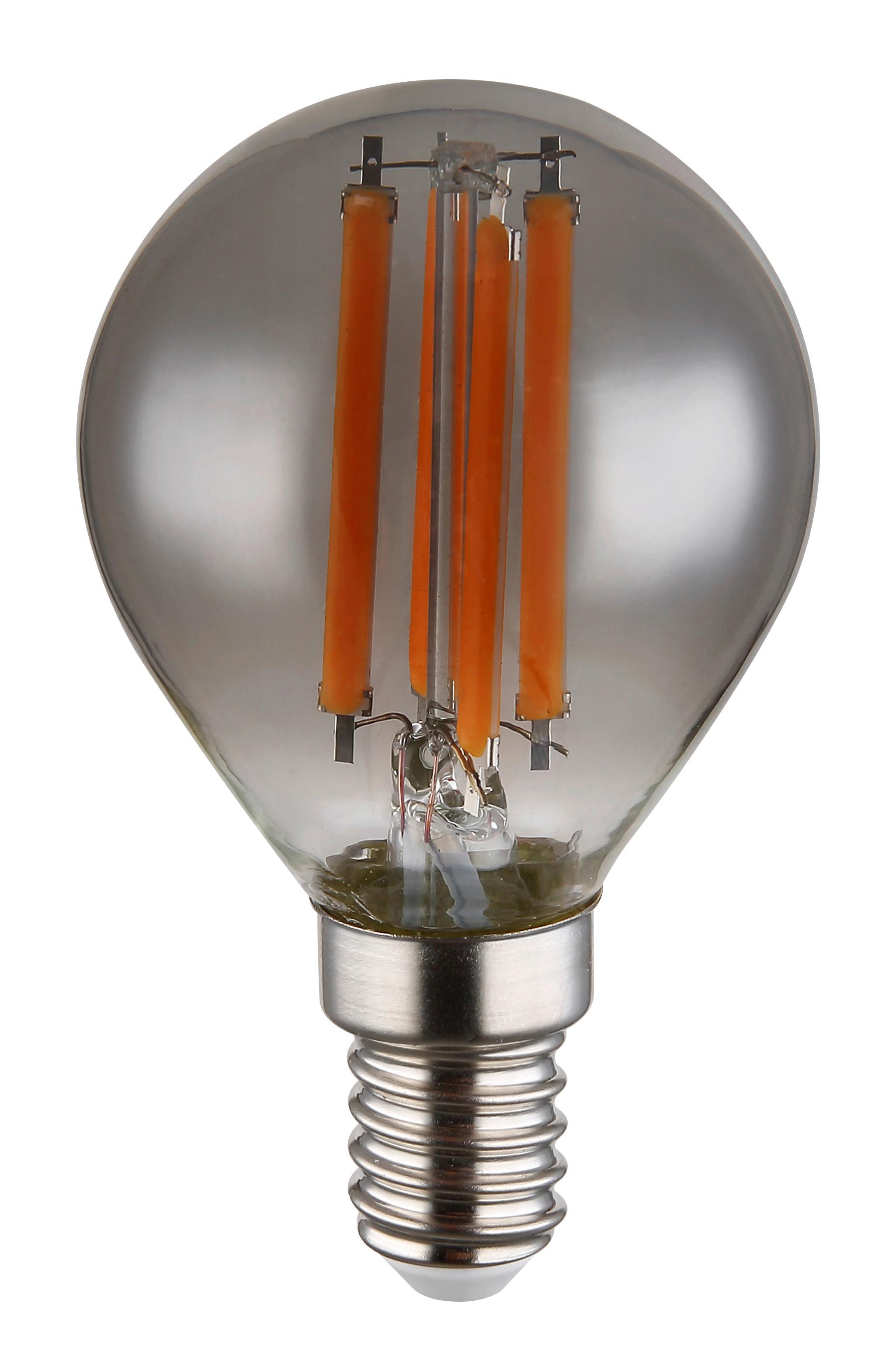 LED-Leuchtmittel 10589S max. 6 Watt - Silberfarben/Weiß, Glas/Kunststoff (4,5/7,8cm) - Globo