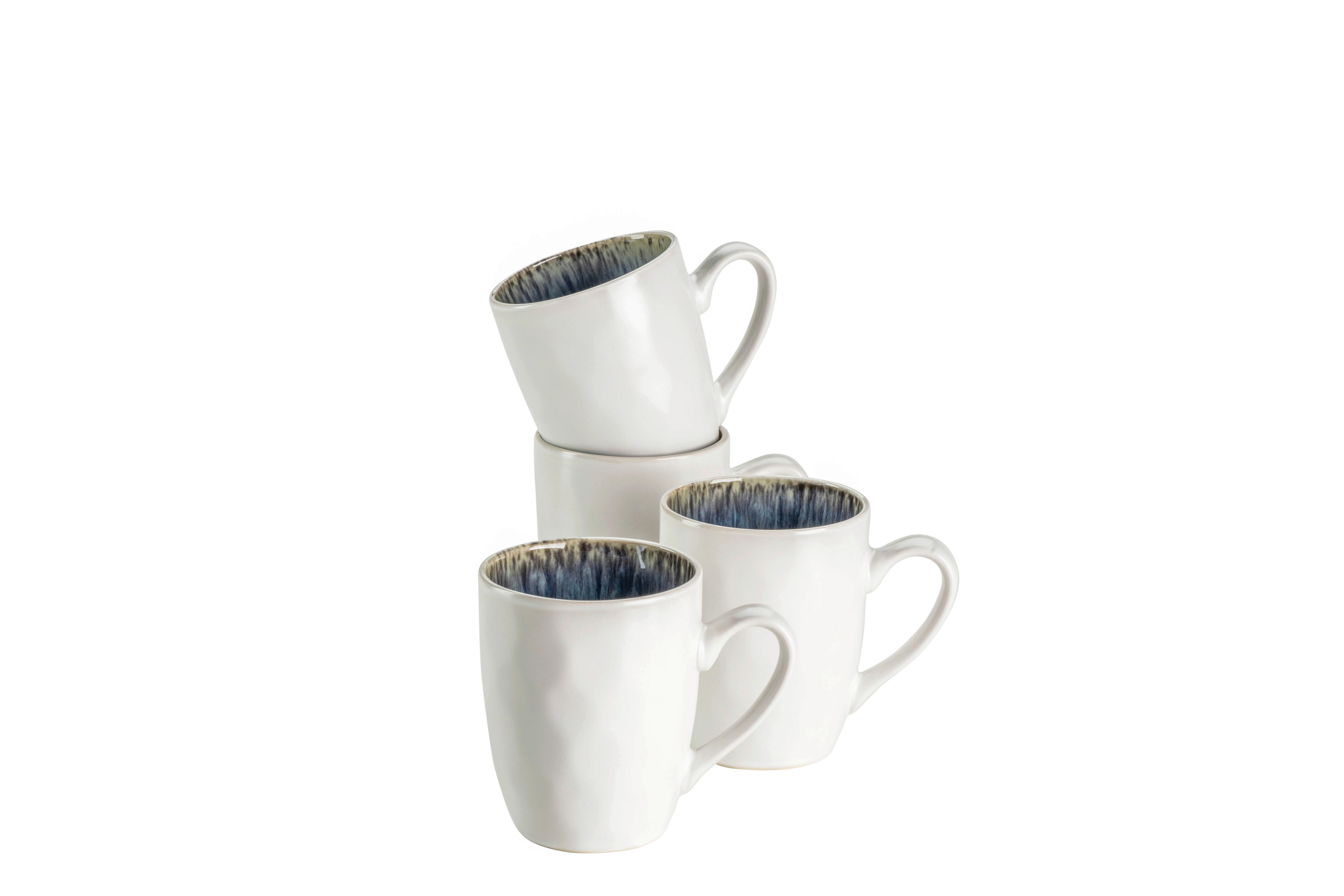 KAFFEEBECHERSET KAFFEEBECHER, 935099 - Blau, Basics, Keramik (8,5/10,5/8,5cm) - Mäser