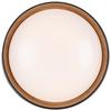 LED-TAKLAMPA LIA - vit, Klassisk, metall/trä (39/39/7cm) - Mömax