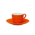 Espressotasse mit Untertasse Sandy in Orange aus Keramik - Orange, KONVENTIONELL, Keramik (6,4/5cm) - Mömax modern living