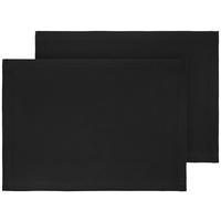Tischset Steffi in Schwarz, 2 Stk. - Schwarz, Textil (33/45cm) - Mary's