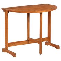 Gartenklapptisch Eukalyptus klappbar ca. 90x72x60cm - Naturfarben, KONVENTIONELL, Holz (90/72/60cm) - Gardenson