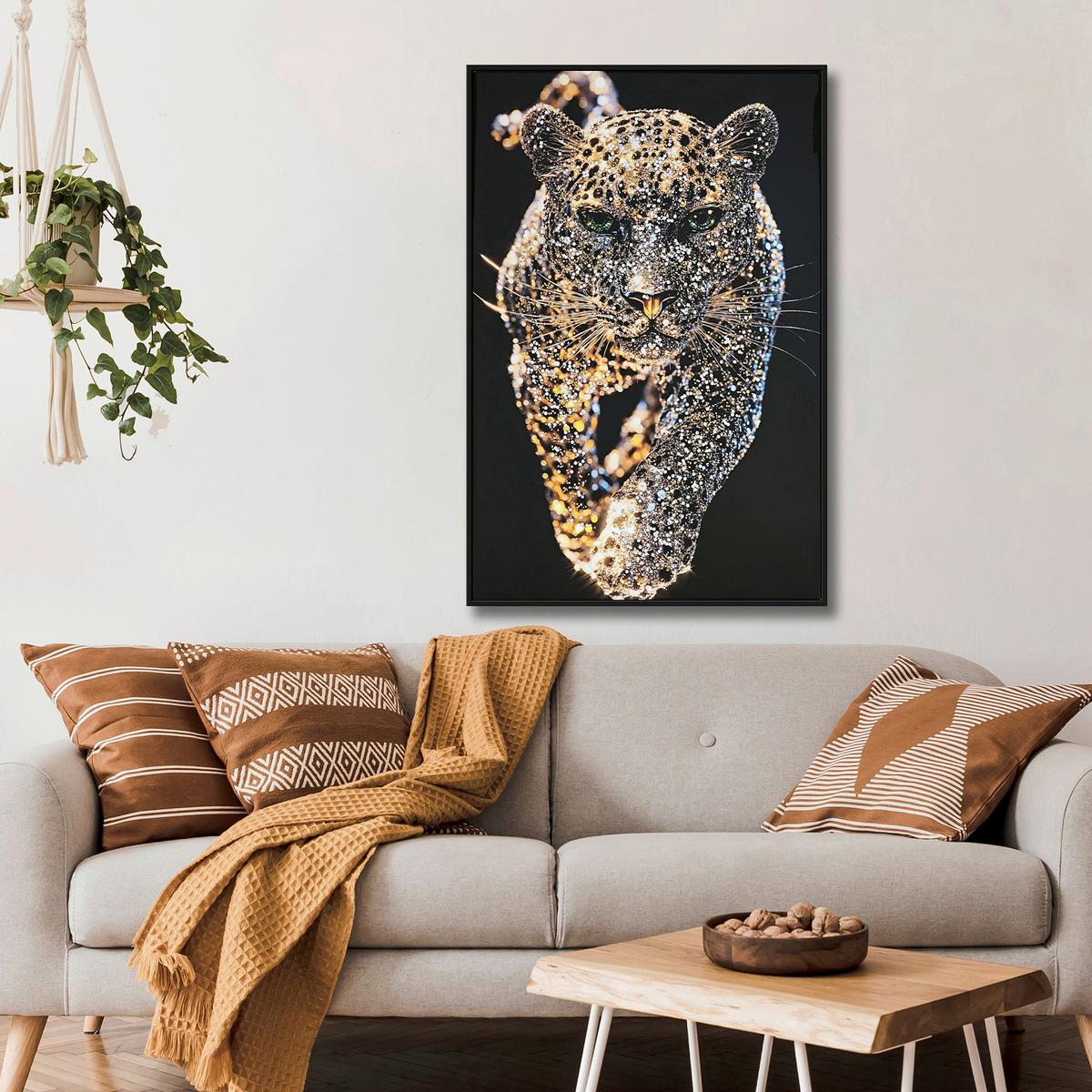 Tablou cu ramă Brilliante cca. 62x92 cm - auriu/multicolor, Konventionell, plastic/lemn (62/92/3,5cm) - Mömax