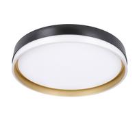 Led Stropna Svjetiljka Florida - bijela/zlatne boje, Konvencionalno, metal/plastika (38/38/7.5cm)