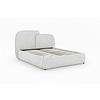 STOPPAD SÄNG EMBRACE - ljusgrå/svart, Modern, metall/trä (160/200cm) - Bessagi Home