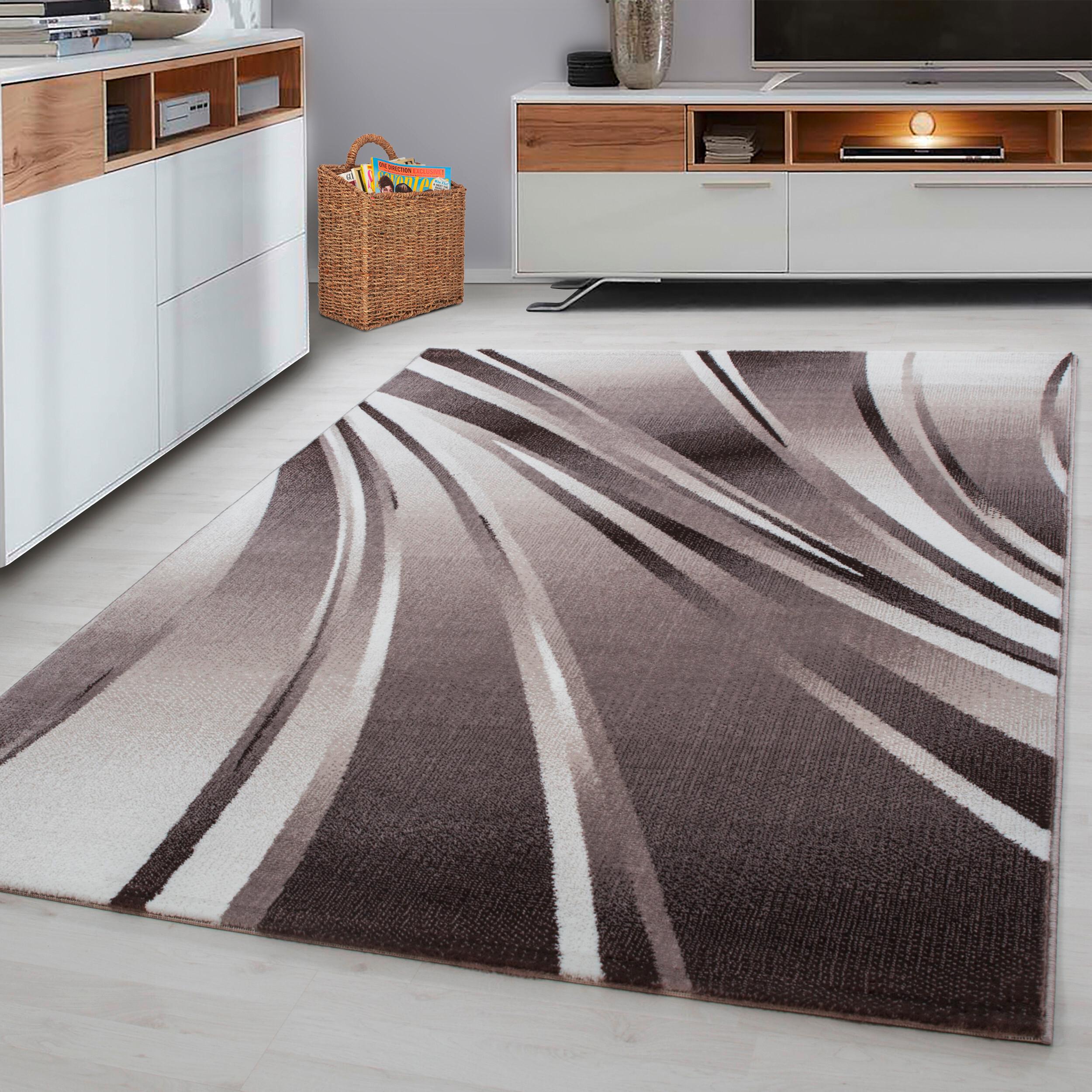 Flachwebeteppich Parma Braun ca. 280x370cm - Braun, Design, Textil (280/370cm) - Novel