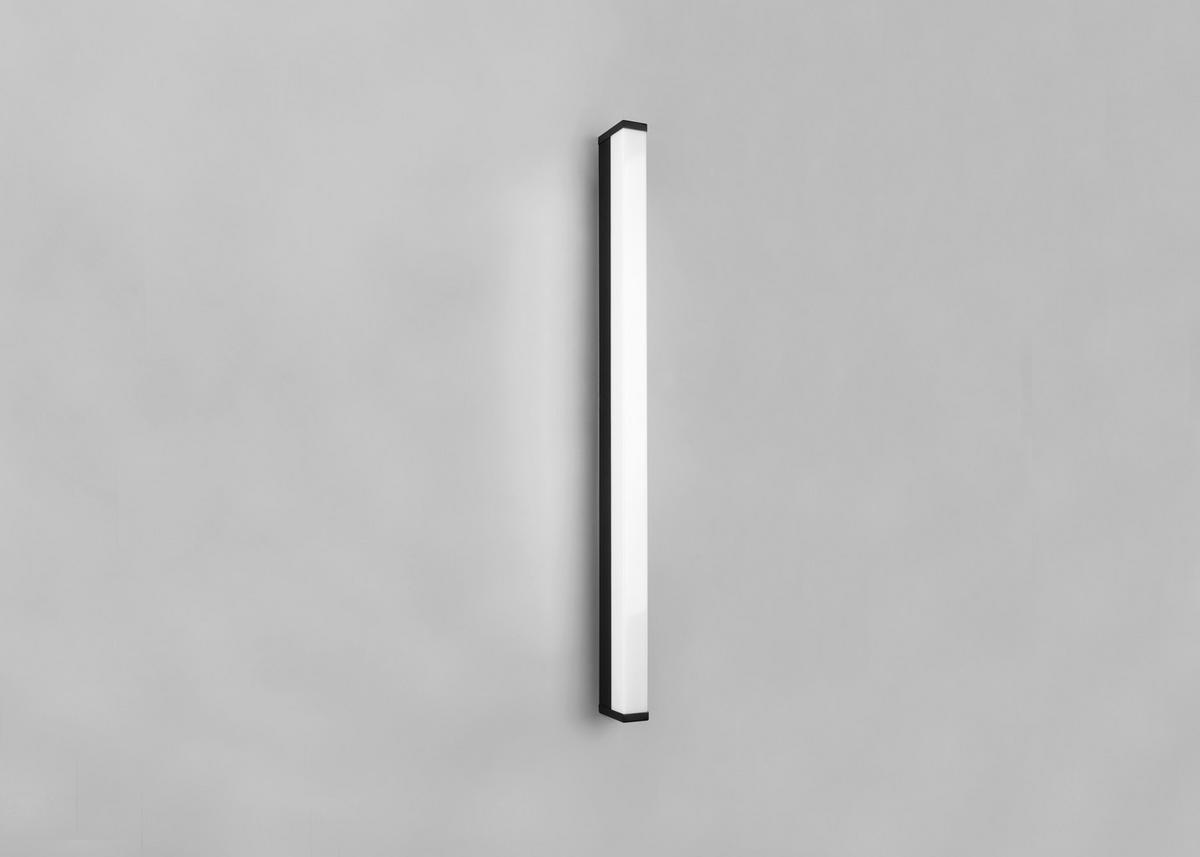 LED-Wandleuchte Fabio in Schwarz/Weiß max. 12 Watt - Schwarz/Weiß, Basics, Kunststoff/Metall (3,8/80/7,9cm) - Trio Leuchten