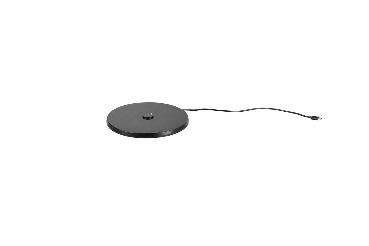 LED-Stehleuchte Mendorez Chromfarben max. 2,5 Watt - Chromfarben/Transparent, Basics, Kunststoff/Metall (22/22/130,5cm)
