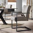 Armlehnstuhl in Taupe - Taupe/Schwarz, LIFESTYLE, Textil (51,5/92/70cm) - Modern Living Armlehnstuhl in Taupe - Taupe/Schwarz, LIFESTYLE, Textil (51,5/92/70cm) - Modern Living