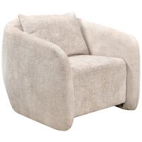 FOTEL MADELENE  -EXKLUSIV- - beżowy/czarny, Design, tworzywo sztuczne/tkanina (87/75/95cm) - Ambia Home