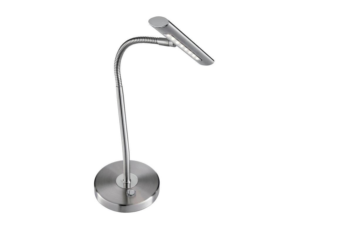 LED-Tischleuchte Curtis Nickelfarben max. 4 Watt - Nickelfarben, LIFESTYLE, Metall (18/35cm) - Trio Leuchten