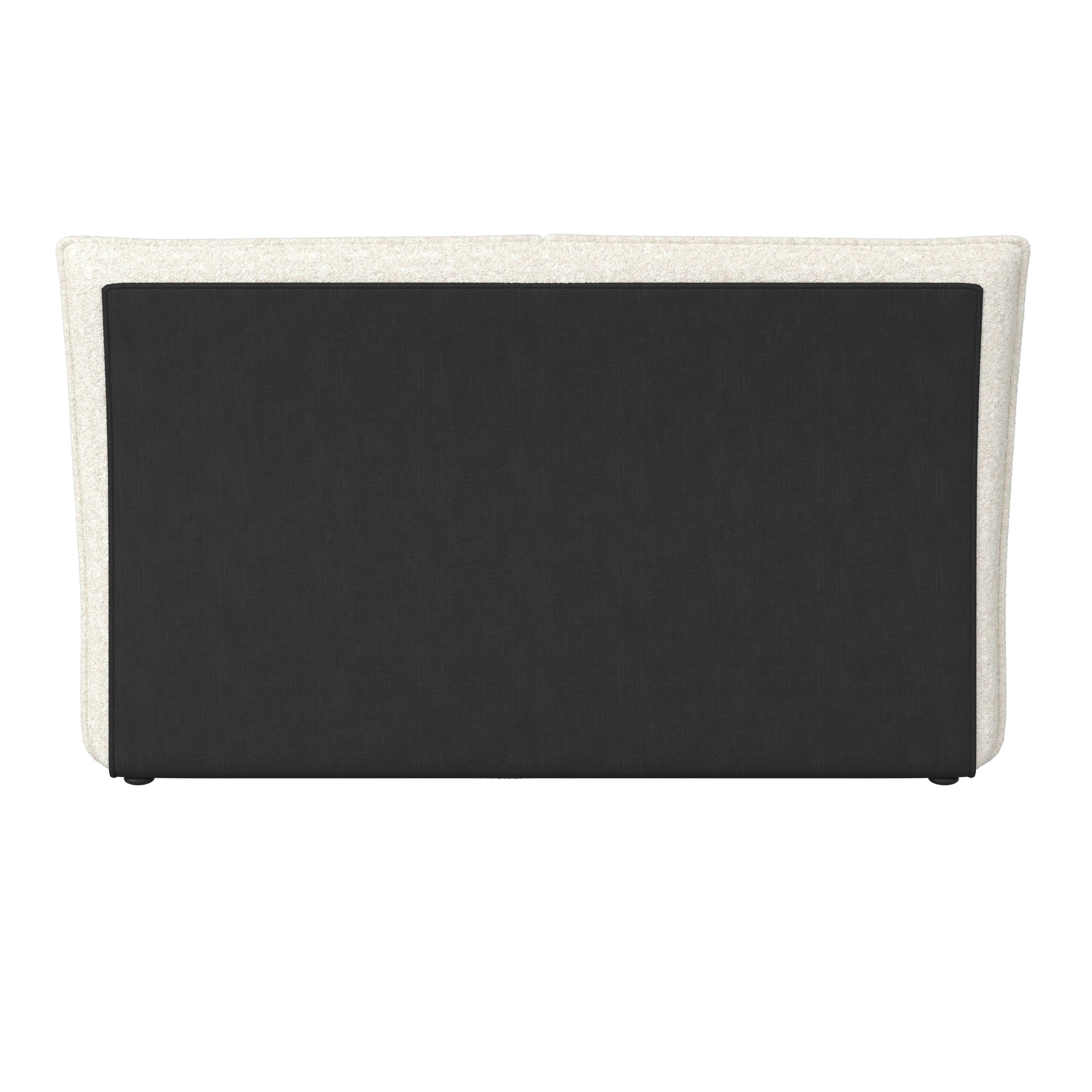STOPPAD SÄNG ELLI - Elfenbein/ljusbrun, Modern, trämaterial/trä (180/200cm) - Bessagi Home