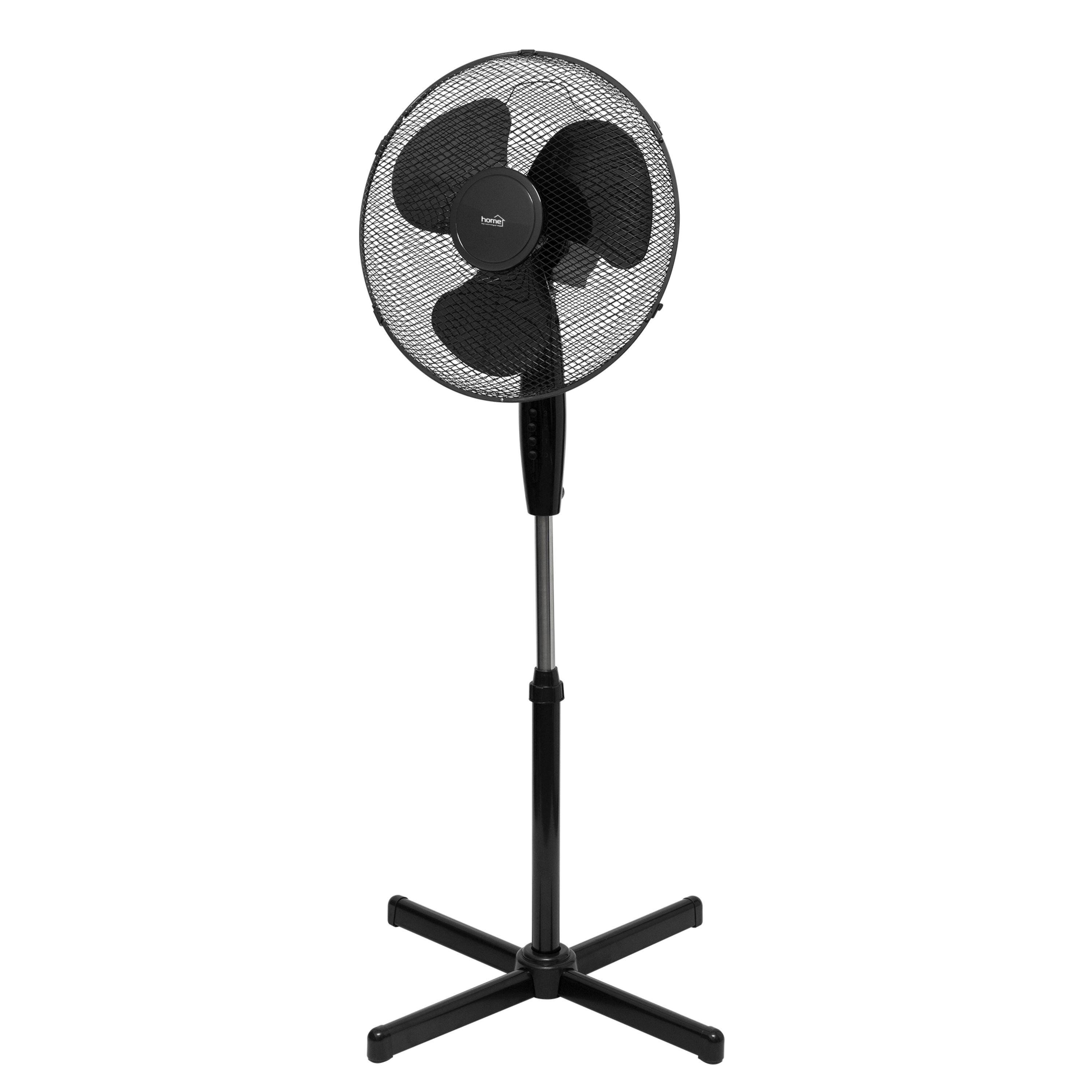 Álló Ventilátor Sf40bk - fekete, Basics, fém (62/103-125/62cm)