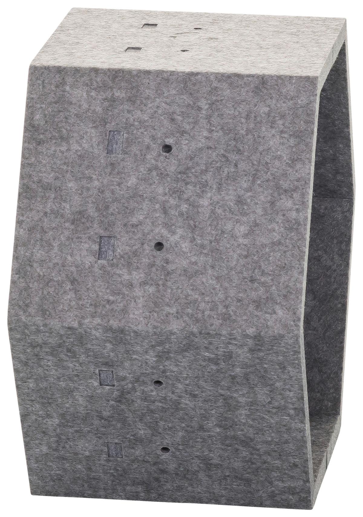 Pregradna Stena Flexmiut Store S, Siva - siva, Moderno, tekstil (31,5/27,5/17,5cm) - MID.YOU