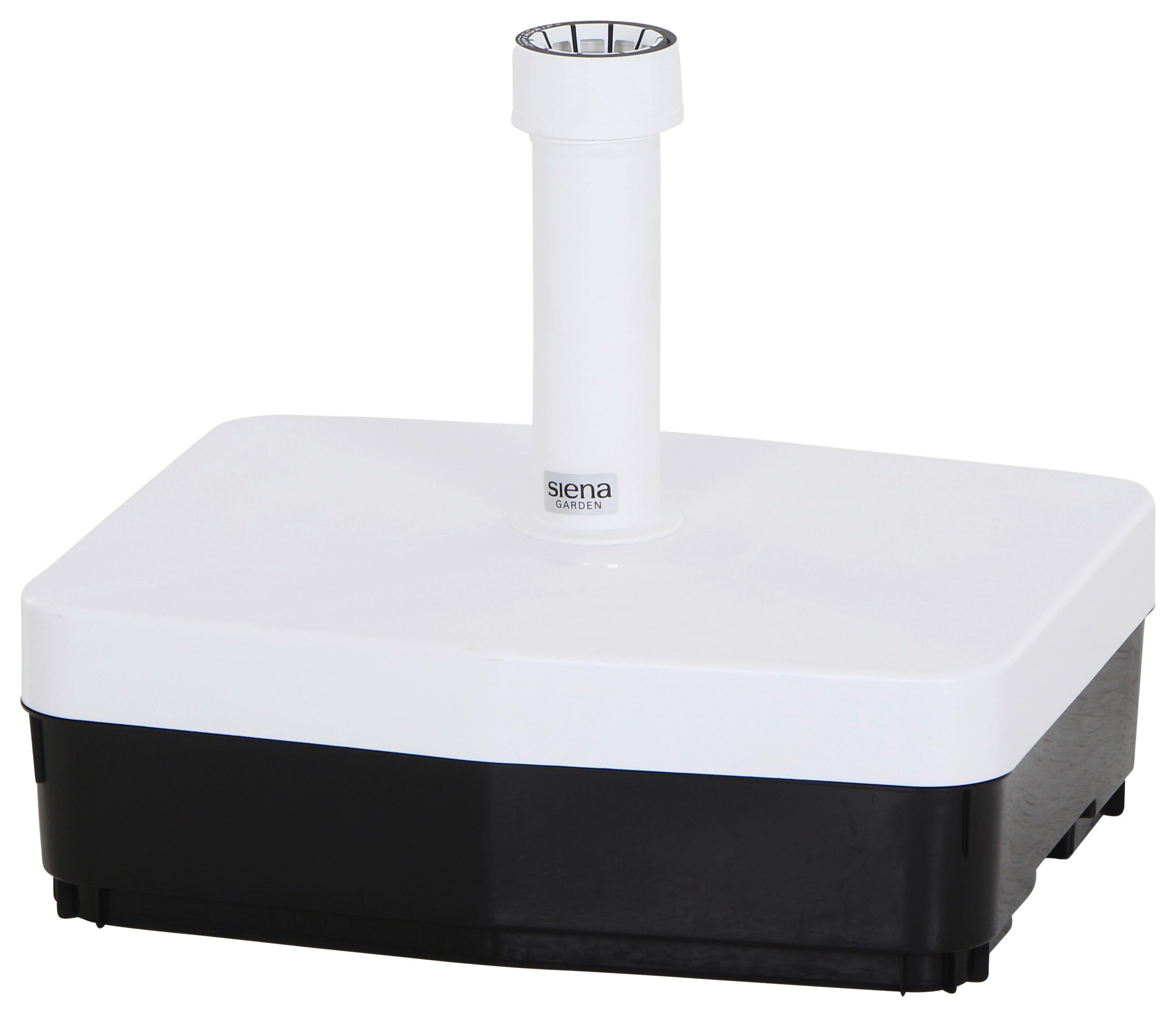 Schirmständer Kunststoff für BHT: 49x16x41 cm - Anthrazit/Weiß, KONVENTIONELL, Kunststoff (49/16/41cm) - Siena Garden