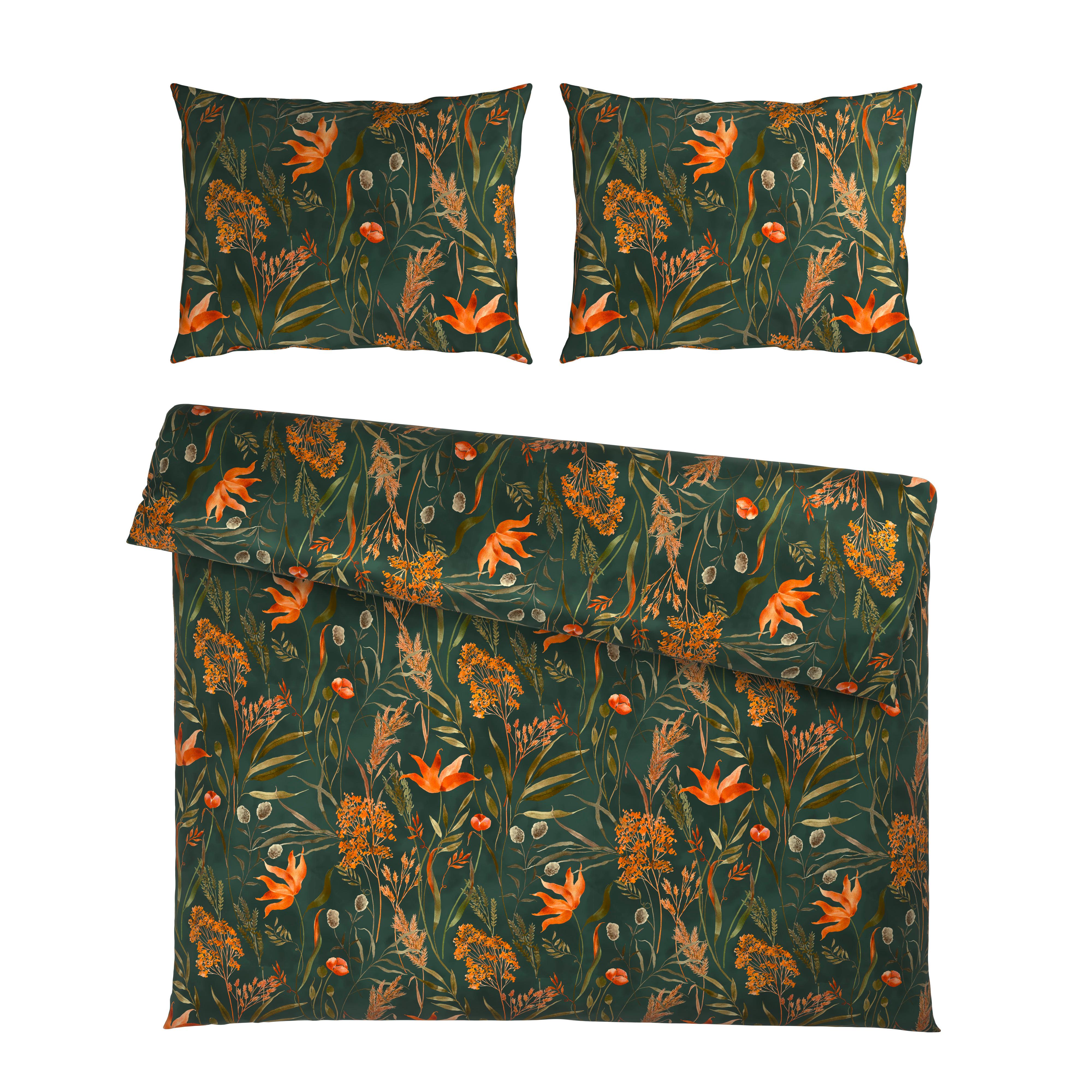 Posteljnina Nora Xxl - zelena, Moderno, tekstil (200/200cm) - Mömax