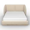STOPPAD SÄNG FRIDA - beige/svart, Modern, metall/trä (180/200cm) - Bessagi Home