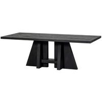 Esstisch Kean Schwarz L: 220 cm - Schwarz, Design, Holz (220/100/75cm) - Livetastic