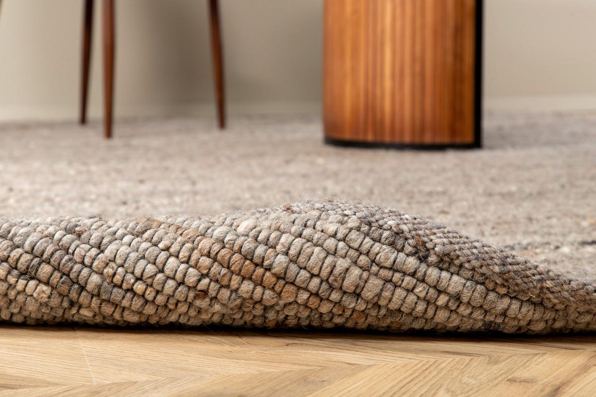 FLACHWEBETEPPICH LOUMP - Beige/Grau, LIFESTYLE, Textil (160/230cm) - P & B