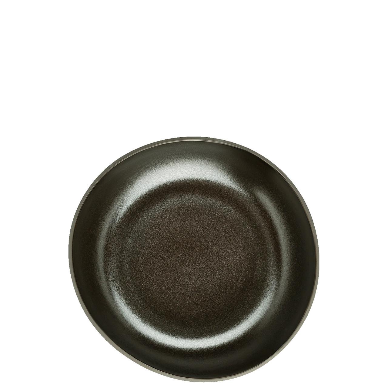 TALERZ DO ZUPY 21540-405251-60352 ROSENTHAL - ciemnoszary, Konventionell, ceramika (22,5/21,5/5,2cm) - Rosenthal