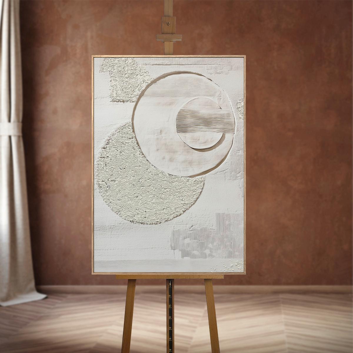 Leinwandbild CA-15809 Beige ca. 70x100cm - Beige, Basics, Holz/Textil (70/100cm)