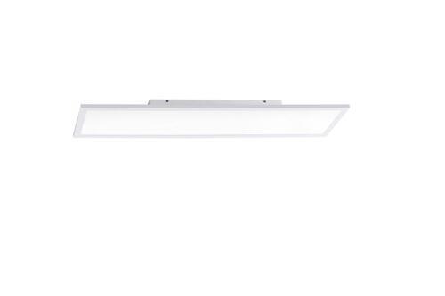 LED-Deckenleuchte Fla max. 25,5 Watt - Weiß, Kunststoff/Metall (100/25/5,6cm)