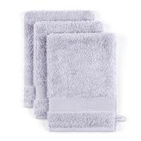 Waschlappen Silke Mauve ca. 15x21cm 3er Set - Mauve, Textil (15/21cm)