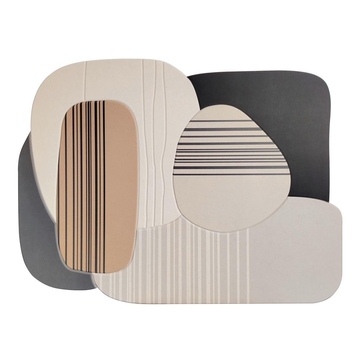 Akusztikus Panel Marla - bézs/barna, textil (120/90cm) - Mömax