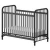 Gitterbett Bronxx ca. 60x120 cm Schwarz Matt - Schwarz, ROMANTIK / LANDHAUS, Metall (60/120cm) - MID.YOU