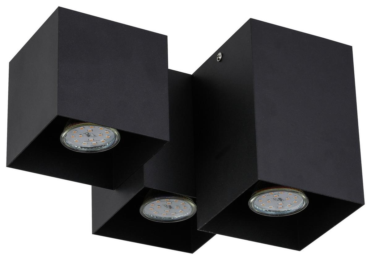 Plafonieră Denisa - negru, Modern, metal (25/20/15cm) - Modern Living