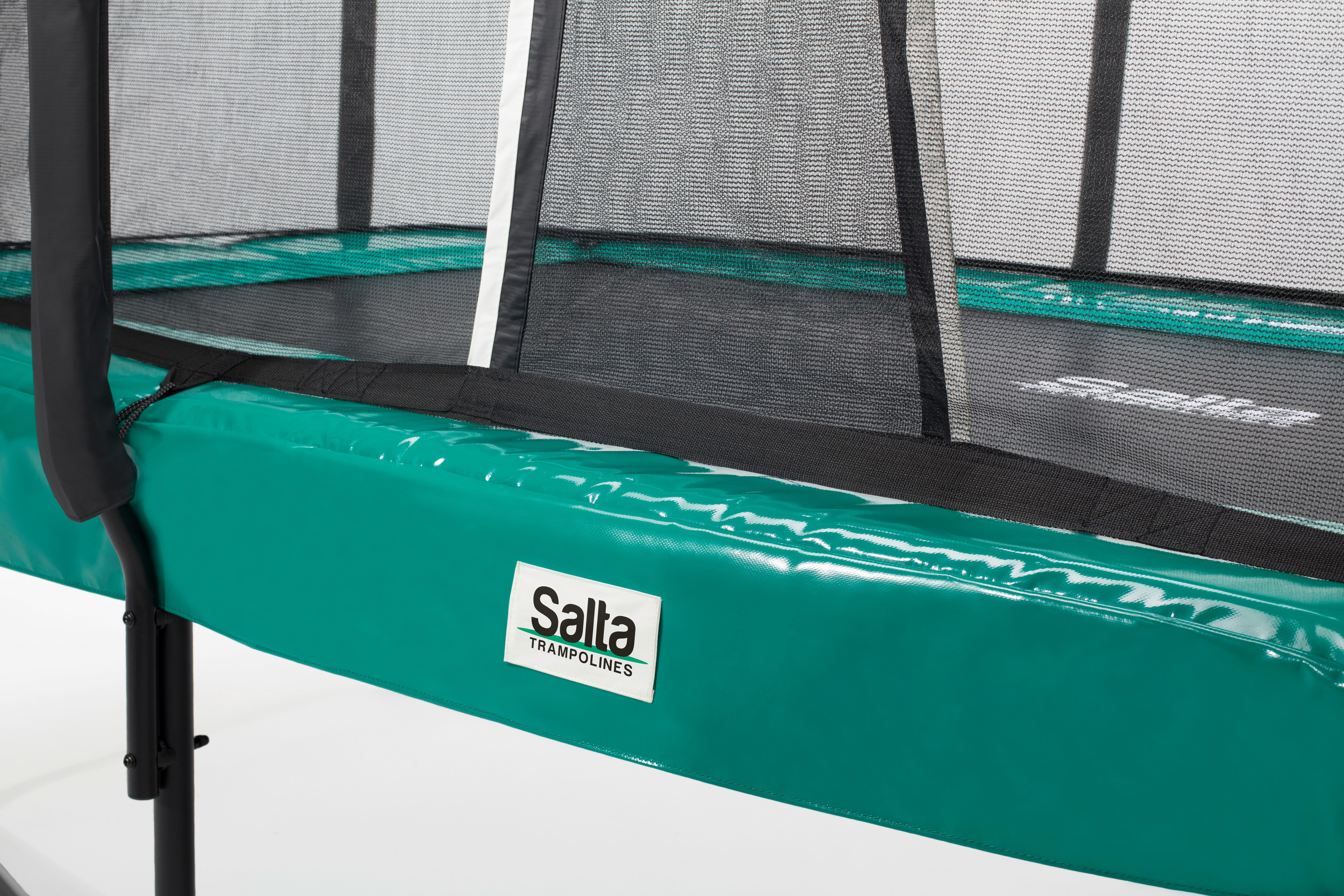 Trampolin Salta First Class ca. 244x427cm - Grün, KONVENTIONELL, Metall (244/427cm) - Salta