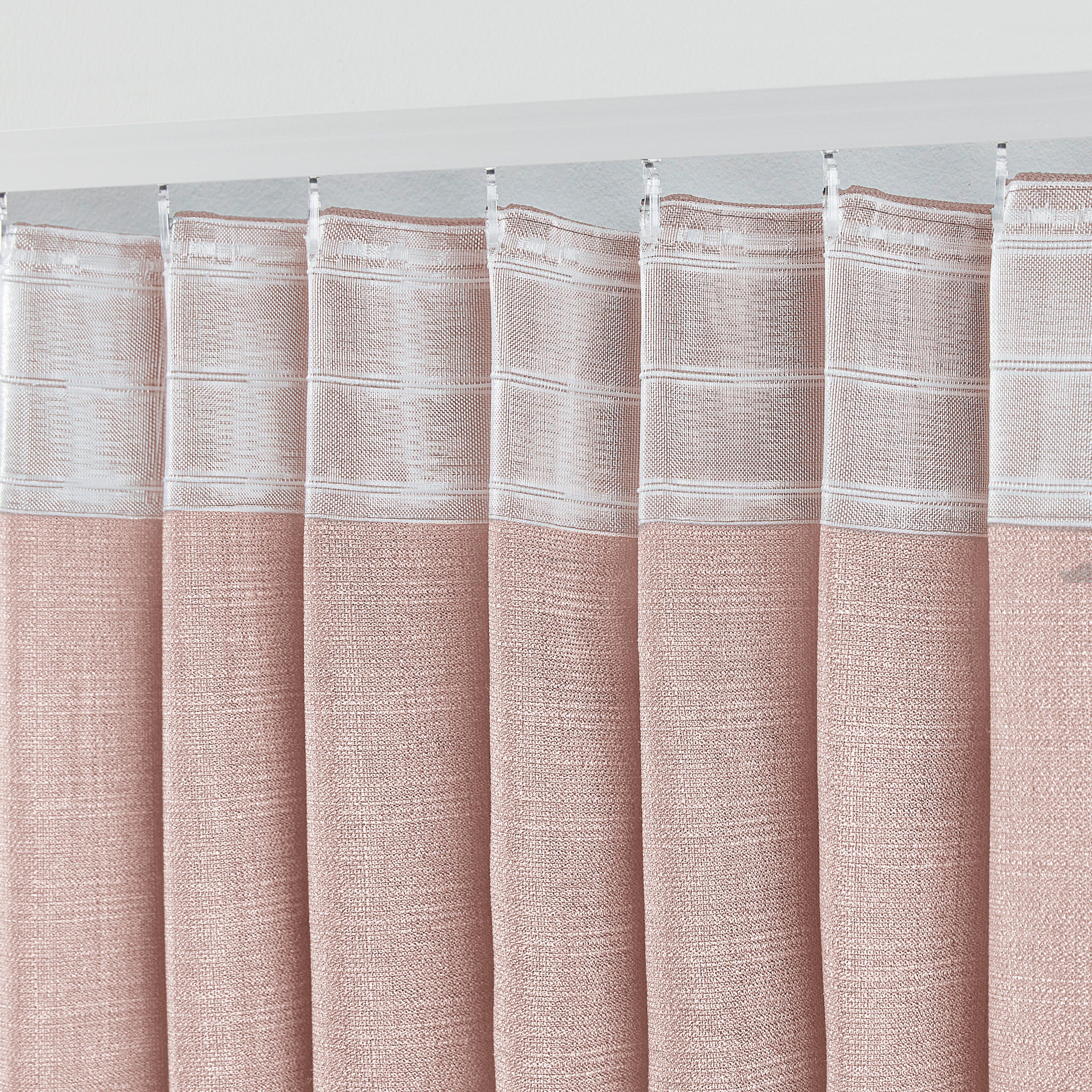 GARDINLÄNGD LEO -AKT- -EXT- - rosa, textil (135/255cm) - Premium Living